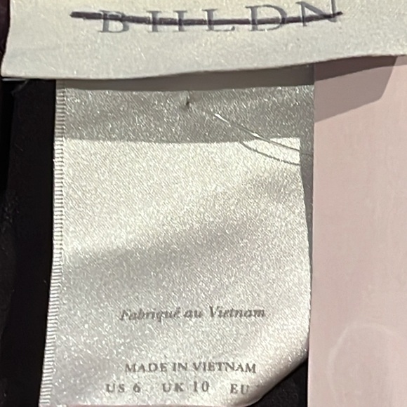 BHLDN Jennings Ruched Side Slit Satin Charmeuse Dress NEW Size 6 Dark Berry - Picture 10 of 14